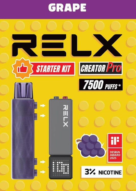 RELX悅刻套裝 樂高積木 拋棄式/一次性 7500口 買1煙彈送1主機